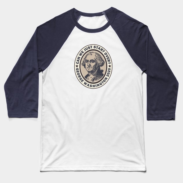 George Washington 2020 Baseball T-Shirt by Etopix